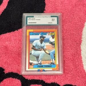 Frank Thomas #414 – 1990 Topps Rookie Card – PSA 9